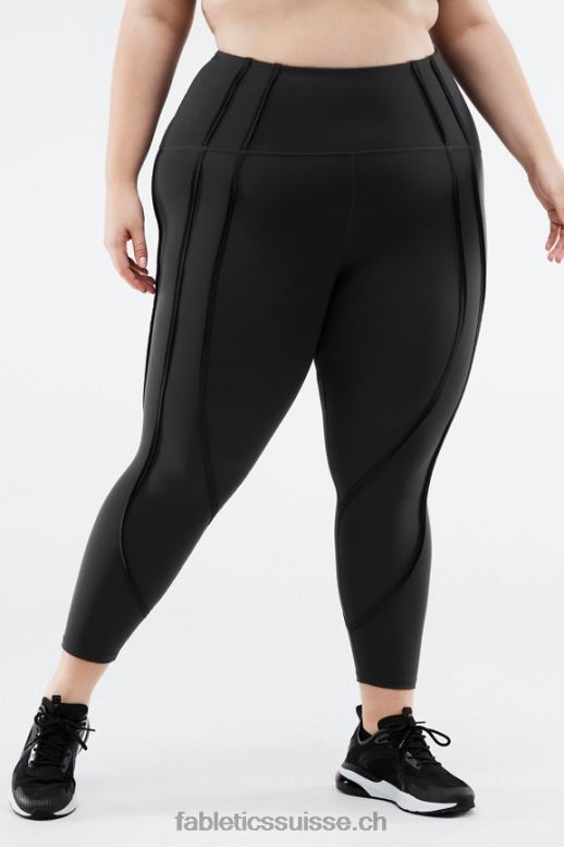 femmes contour ultraluxe taille haute 7/8 B0B6R1272 fantôme/noir Fabletics