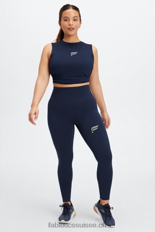 femmes courir n\'importe où motion365 hw 7/8 legging B0B6R1099 bleu marine/logo réfléchissant Fabletics