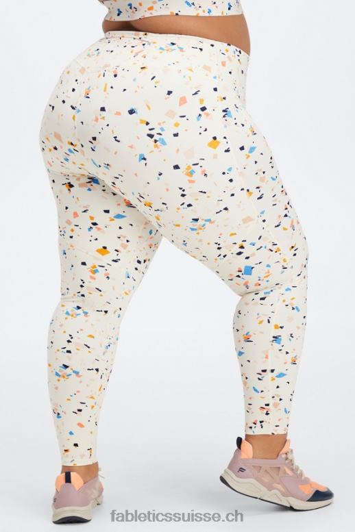 femmes courir n'importe où motion365 hw 7/8 legging B0B6R1101 logo terrazzo/réfléchissant Fabletics