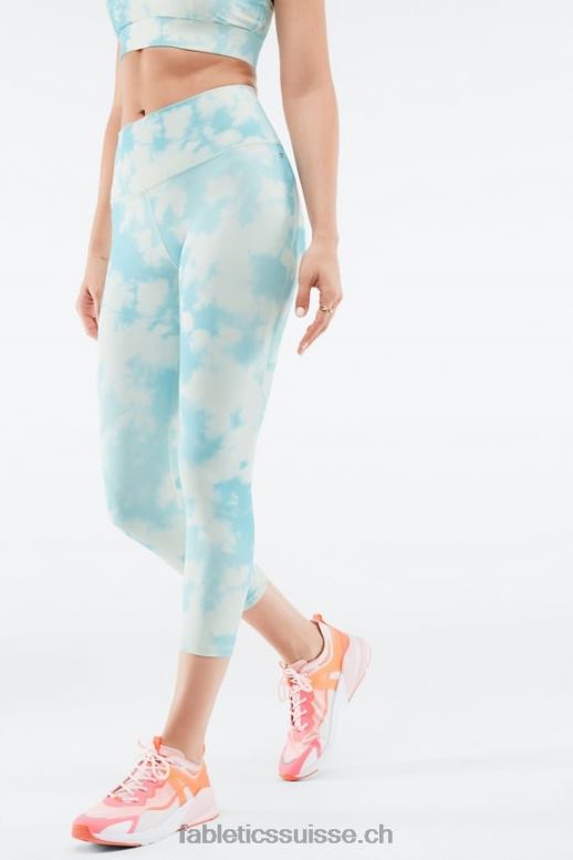 femmes définir le capri taille haute powerhold B0B6R1163 trombe Fabletics