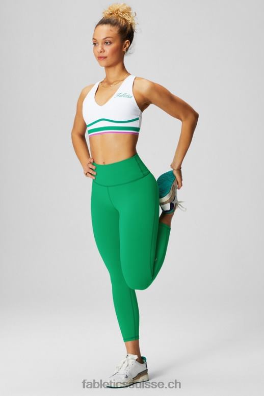 femmes définir le capri taille haute powerhold B0B6R999 herbe verte Fabletics