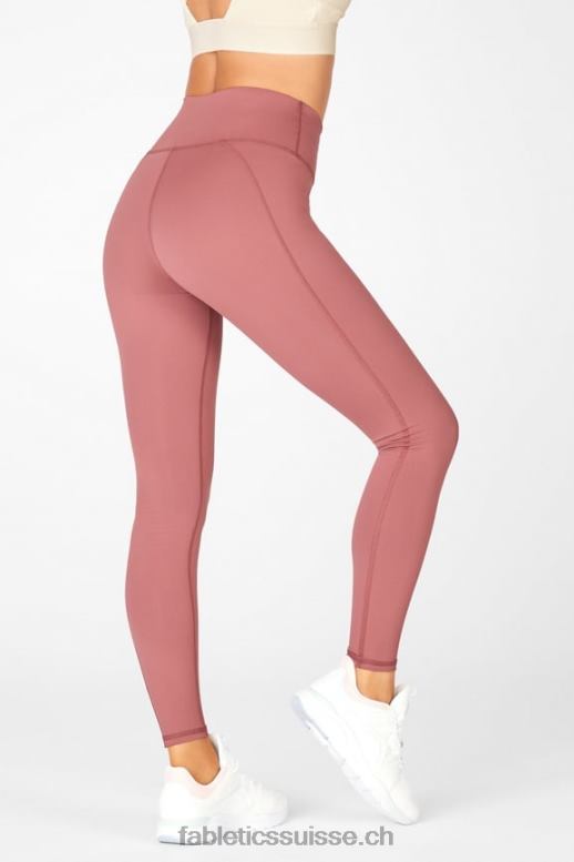 femmes définir le legging taille haute powerhold 75 B0B6R979 rouge foncé Fabletics