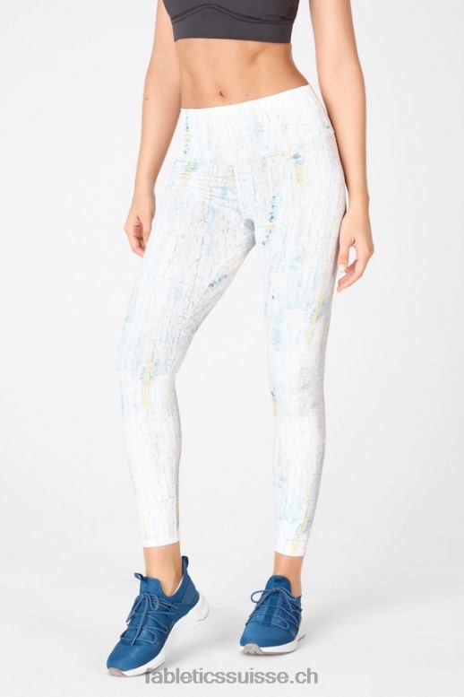 femmes définir le legging taille haute powerhold 76 B0B6R982 craquelé réfléchissant Fabletics