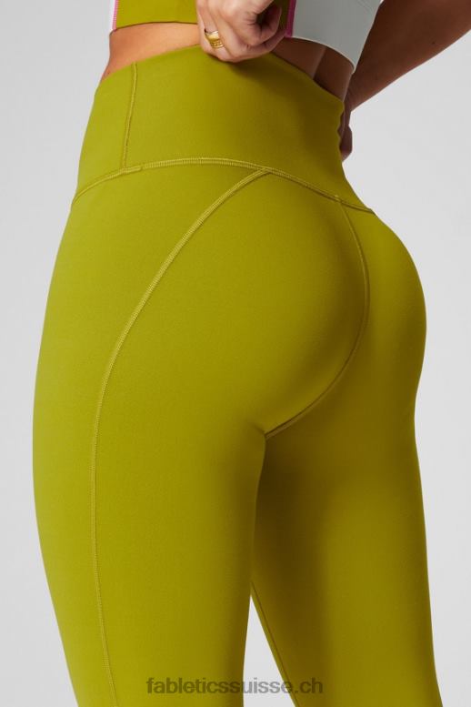 femmes définir powerhold taille haute 7/8 legging 21 B0B6R652 débouchure gris minéral/noir Fabletics