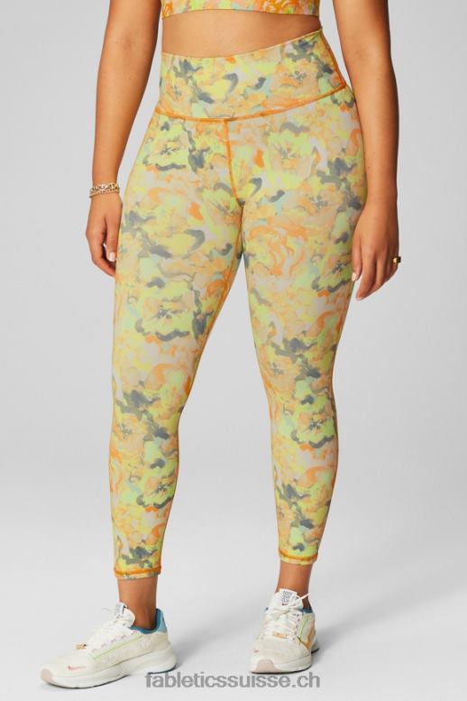 femmes définir powerhold taille haute 7/8 legging 22 B0B6R653 débouchure gris minéral/noir Fabletics