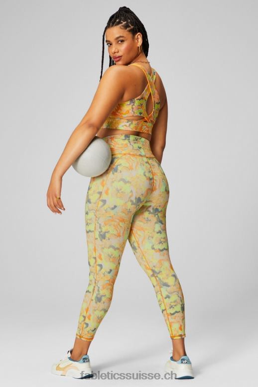 femmes définir powerhold taille haute 7/8 legging 22 B0B6R653 débouchure gris minéral/noir Fabletics