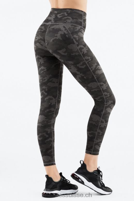 femmes définir powerhold taille haute 7/8 legging 23 B0B6R659 coup de grâce blanc/noir classique Fabletics