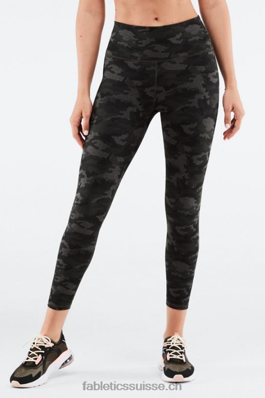 femmes définir powerhold taille haute 7/8 legging 23 B0B6R659 coup de grâce blanc/noir classique Fabletics