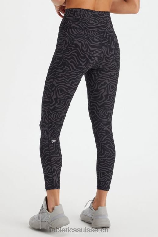 femmes définir powerhold taille haute 7/8 legging 23 B0B6R661 pivoine marine/rouge rio Fabletics