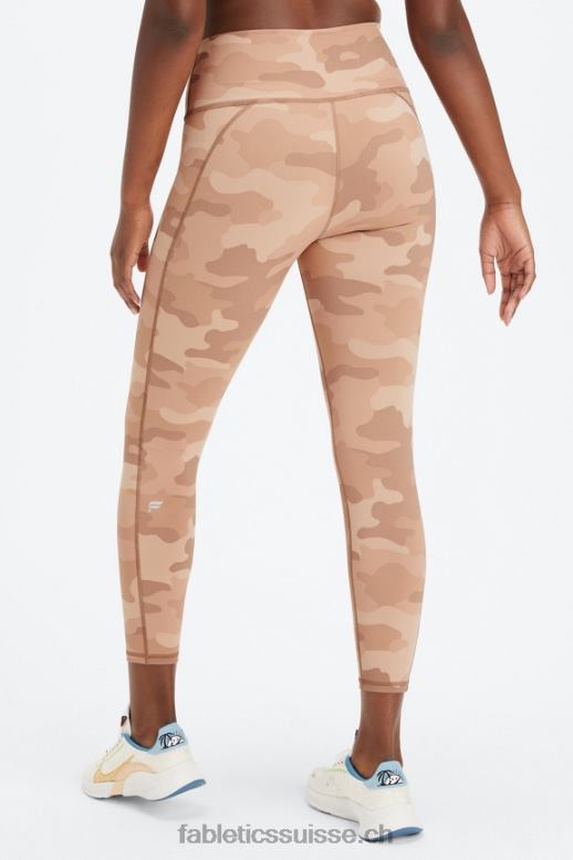 femmes définir powerhold taille haute 7/8 legging 24 B0B6R664 pivoine marine/rouge rio Fabletics