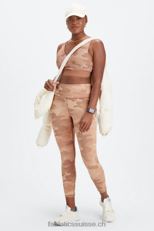 femmes définir powerhold taille haute 7/8 legging 24 B0B6R664 pivoine marine/rouge rio Fabletics