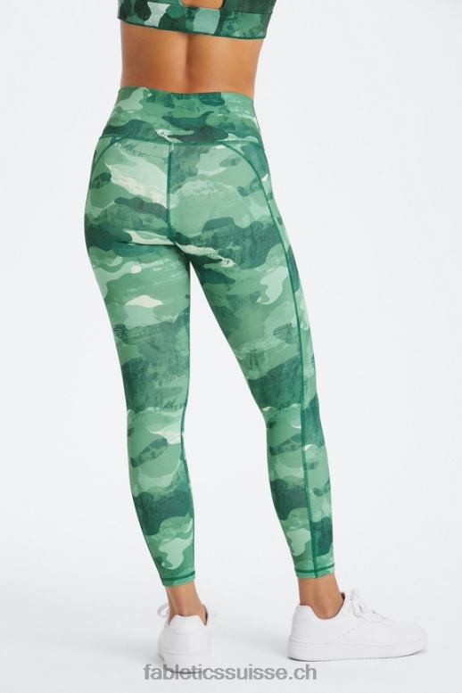 femmes définir powerhold taille haute 7/8 legging 26 B0B6R674 cerise moka reptilia/canyon Fabletics