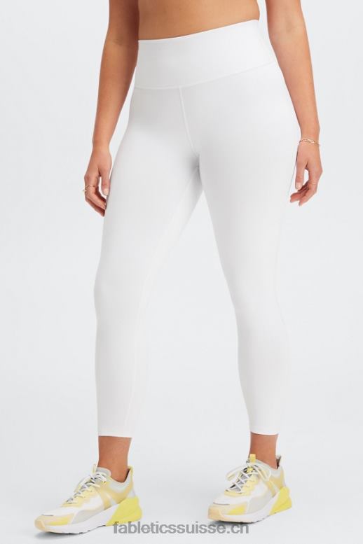 femmes définir powerhold taille haute 7/8 legging 28 B0B6R684 jaune vif/blanc Fabletics