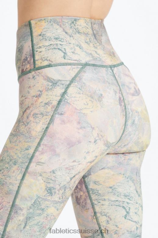 femmes définir powerhold taille haute 7/8 legging 28 B0B6R685 évasion rose grande folie estivale/argent réfléchissant Fabletics