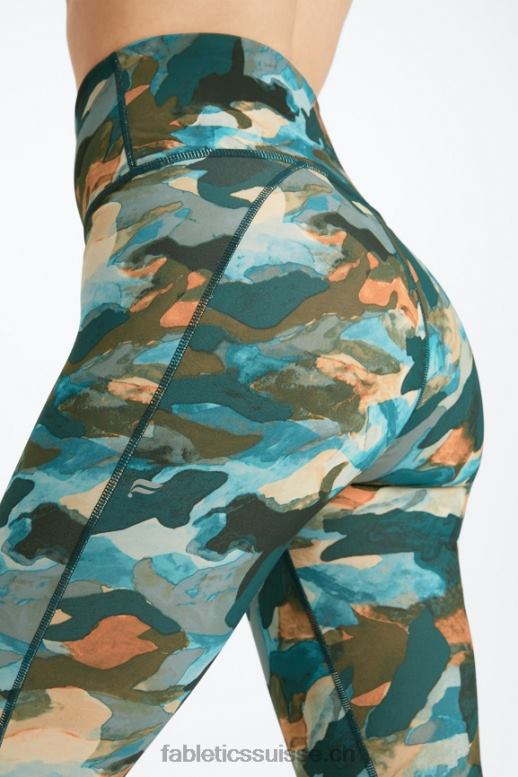 femmes définir powerhold taille haute 7/8 legging 28 B0B6R687 grand swelter/argent réfléchissant Fabletics