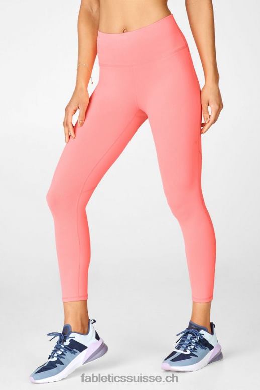 femmes définir powerhold taille haute 7/8 legging 30 B0B6R694 joli rose/argent réfléchissant Fabletics