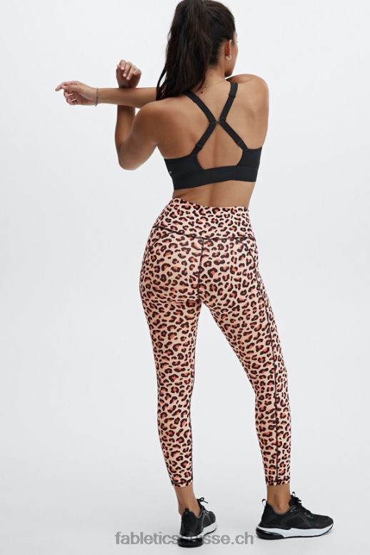 femmes définir powerhold taille haute 7/8 legging 30 B0B6R697 poire clair/blanc brillant Fabletics