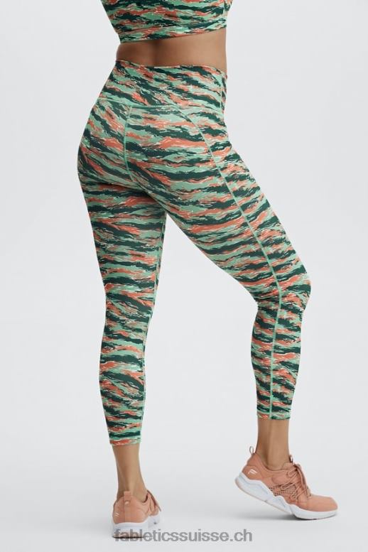 femmes définir powerhold taille haute 7/8 legging 31 B0B6R700 rose tendre/blanc classique Fabletics