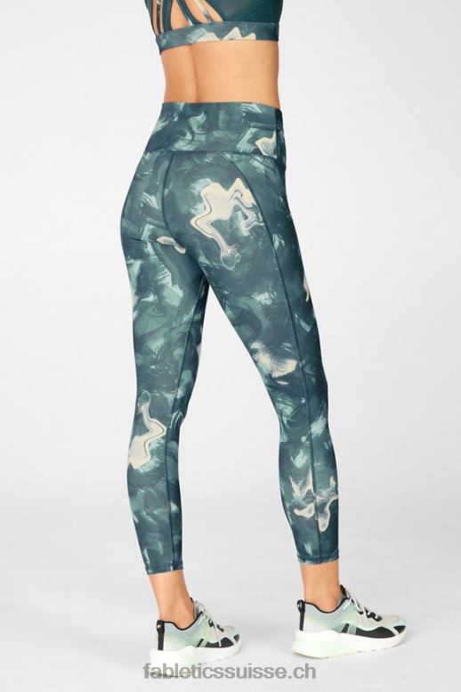 femmes définir powerhold taille haute 7/8 legging 33 B0B6R709 baie brumeuse/blanc classique Fabletics