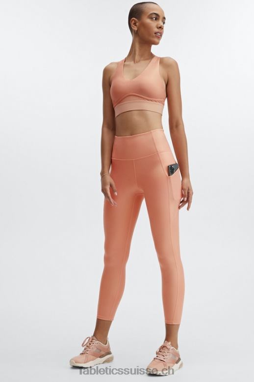 femmes legging 7/8 taille haute irisé pureluxe B0B6R1171 cuivre irisé Fabletics