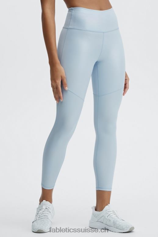 femmes legging 7/8 taille haute irisé pureluxe B0B6R1172 bleu poudré irisé Fabletics