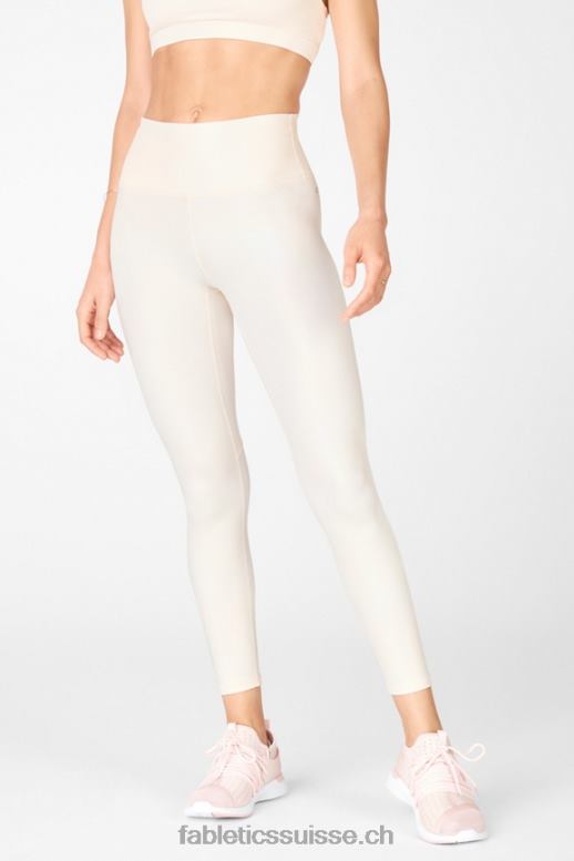 femmes legging 7/8 taille haute irisé pureluxe B0B6R1173 ivoire nacré Fabletics