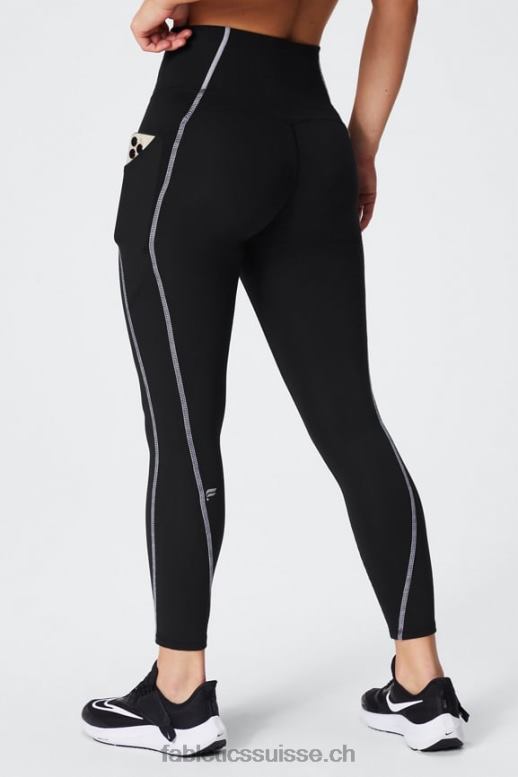 femmes legging 7/8 taille haute oasis pureluxe 49 B0B6R790 noir blanc Fabletics