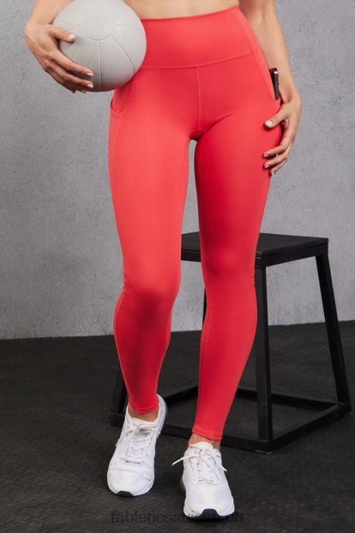 femmes legging 7/8 taille haute oasis pureluxe 49 B0B6R791 rouge fraise Fabletics