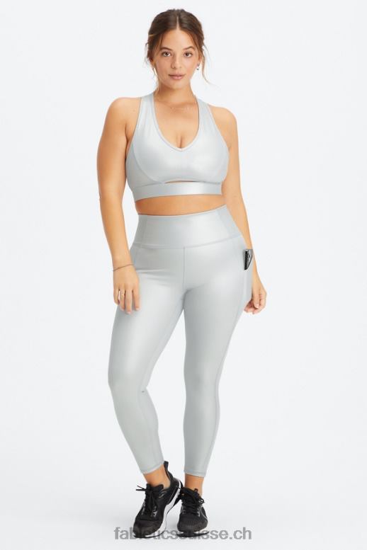 femmes legging 7/8 taille haute oasis pureluxe 51 B0B6R799 feuille d\'argent mat Fabletics