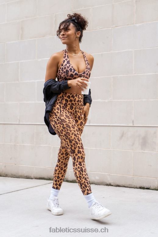 femmes legging 7/8 taille haute oasis pureluxe 51 B0B6R800 léopard naturel Fabletics
