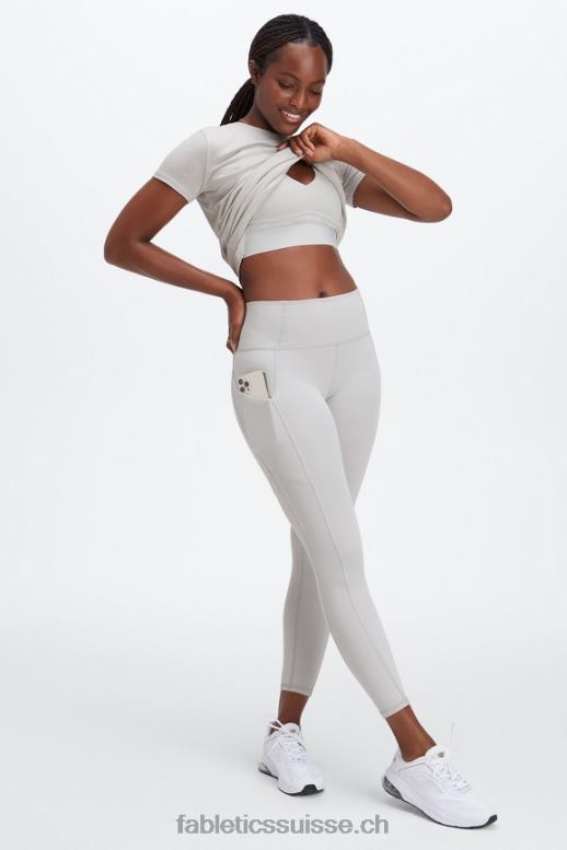femmes legging 7/8 taille haute oasis pureluxe 52 B0B6R805 gris minéral Fabletics