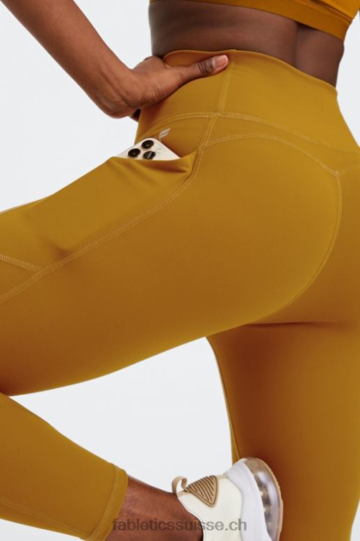 femmes legging 7/8 taille haute oasis pureluxe 53 B0B6R812 bronze foncé Fabletics