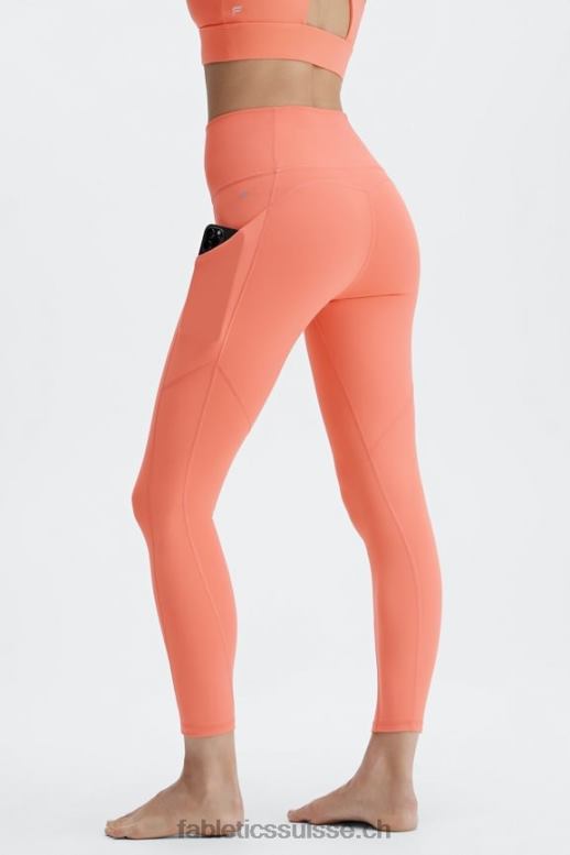 femmes legging 7/8 taille haute oasis pureluxe 55 B0B6R819 brume de corail Fabletics