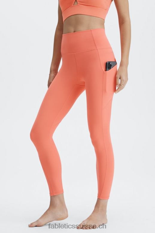 femmes legging 7/8 taille haute oasis pureluxe 55 B0B6R819 brume de corail Fabletics