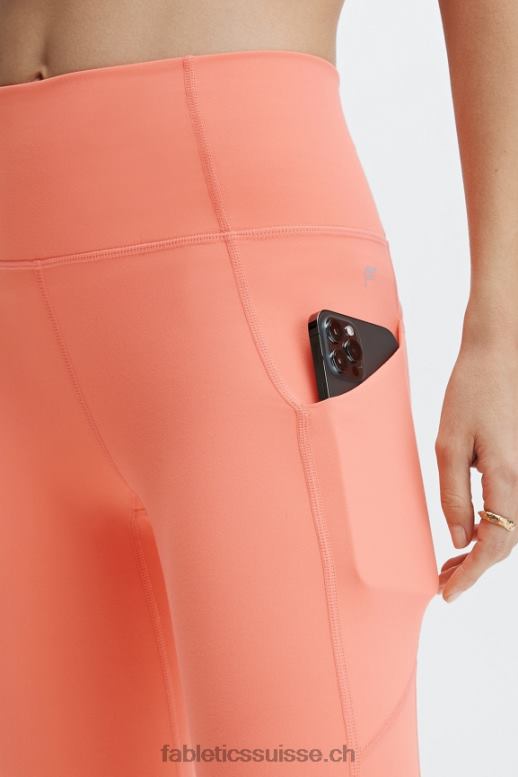 femmes legging 7/8 taille haute oasis pureluxe 55 B0B6R819 brume de corail Fabletics