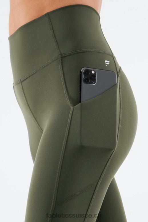 femmes legging 7/8 taille haute oasis pureluxe 56 B0B6R826 armée Fabletics