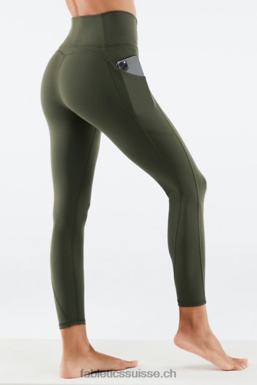 femmes legging 7/8 taille haute oasis pureluxe 56 B0B6R826 armée Fabletics