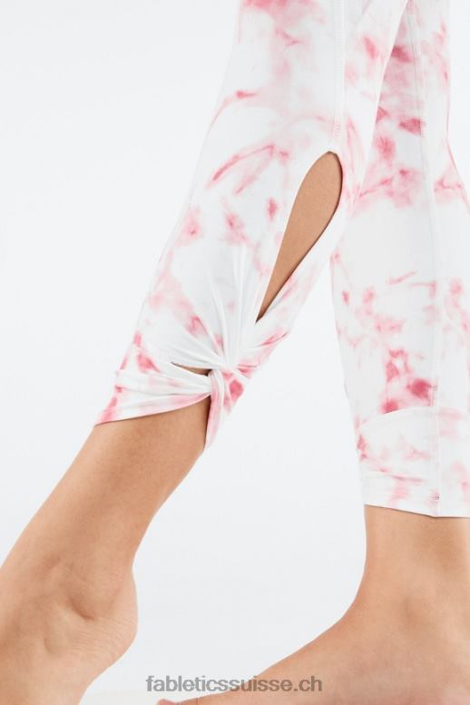 femmes legging 7/8 taille haute oasis pureluxe 81 B0B6R1145 marbre fumé rouge Fabletics