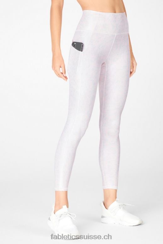femmes legging 7/8 taille haute oasis pureluxe 82 B0B6R1152 éclat cristallin blanc Fabletics