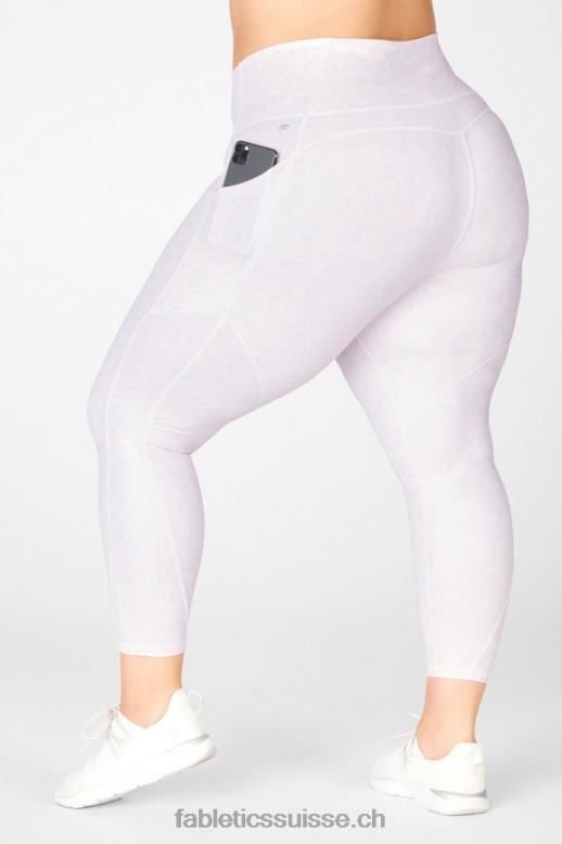 femmes legging 7/8 taille haute oasis pureluxe 82 B0B6R1153 éclat cristallin blanc Fabletics