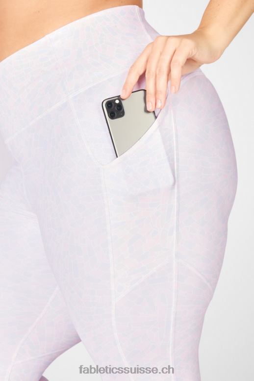 femmes legging 7/8 taille haute oasis pureluxe 82 B0B6R1153 éclat cristallin blanc Fabletics