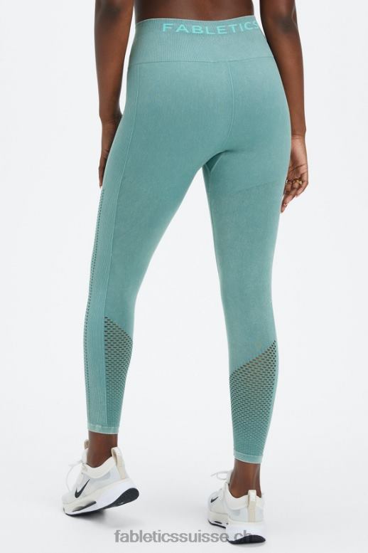 femmes legging 7/8 taille haute sans couture sync B0B6R1002 vague arctique lavée Fabletics