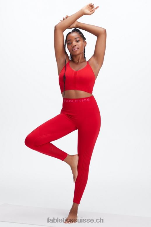 femmes legging 7/8 taille haute sans couture sync B0B6R1005 cerise douce/rose peluche Fabletics
