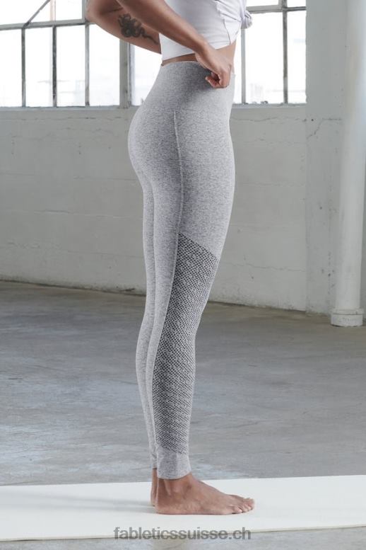 femmes legging 7/8 taille haute sans couture sync B0B6R1009 gris chiné Fabletics