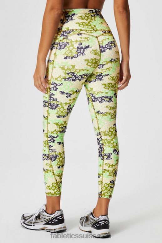 femmes legging 7/8 taille ultra haute pureluxe 65 B0B6R877 camouflage marguerite Fabletics