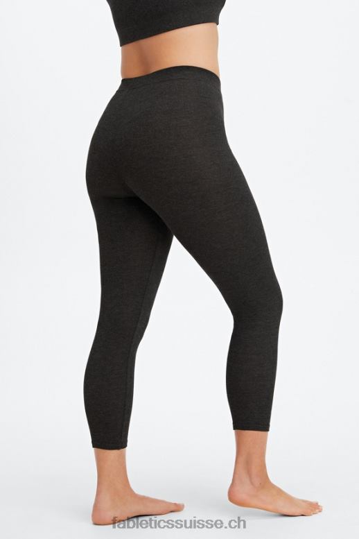femmes legging 7/8 taille ultra haute restoreknit B0B6R1065 bruyère noire Fabletics