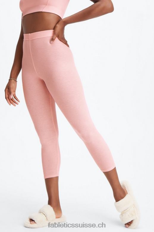 femmes legging 7/8 taille ultra haute restoreknit B0B6R1066 bruyère poussière rose Fabletics