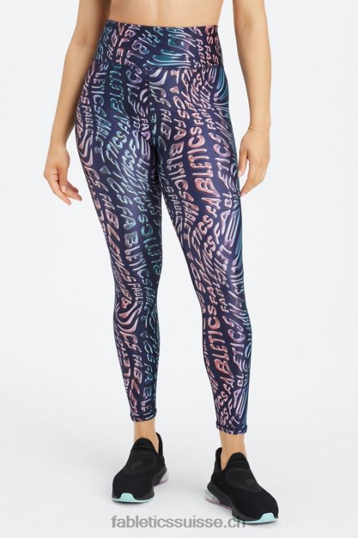 femmes legging brillant 7/8 taille ultra haute B0B6R1078 esprit fondre Fabletics