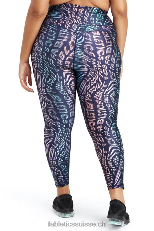 femmes legging brillant 7/8 taille ultra haute B0B6R1079 esprit fondre Fabletics