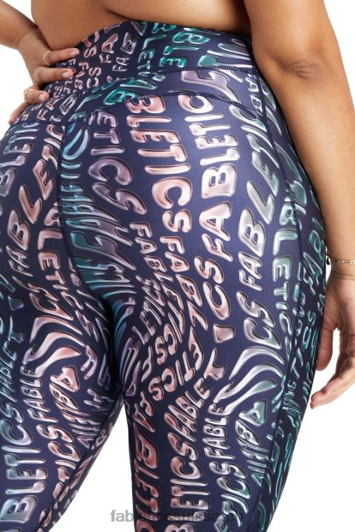 femmes legging brillant 7/8 taille ultra haute B0B6R1079 esprit fondre Fabletics